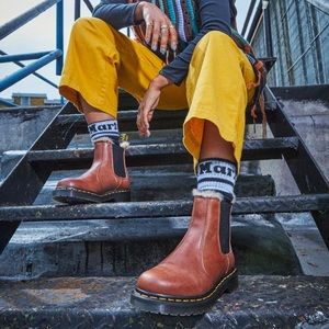 Dr. Martens Leonore Women’s Faux Fur Lined Chelsea Boots